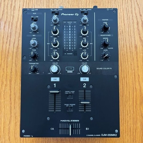 Pioneer djm 250mk2 kanal - dj, 2-kanal