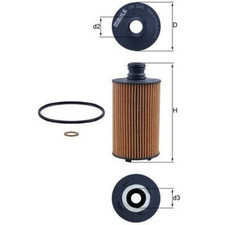 Ölfilter MAHLE OX 1141D für