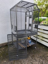 Montana Cages Vogelkäfig Madeira II Vogelkäfig Antik Edition, ca. 82x54x153 cm