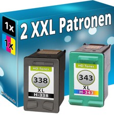 2x TINTE PATRONEN für HP 338