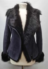 Luxus Designer Lammfelljacke m echtem Toskana Fell Gr.34 NEU