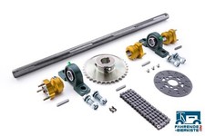 Fahrende Bierkiste Hinterachse 750 mm Stahl 36Z SET PRO / Drift Trike