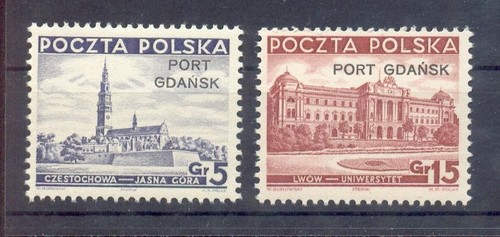 Danzig port gdansk mnh - 32/33**,
