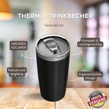 Thermobecher Edelstahl Becher Thermotasse Kaffeebecher to go 600ml Isolierbecher
