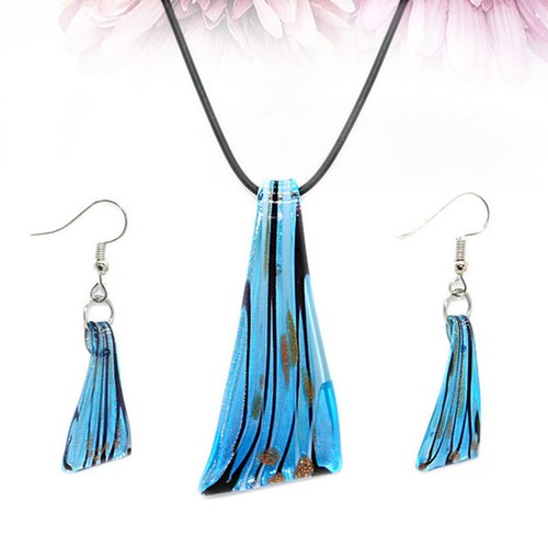 Blaues breitschwert halskette - blaues,