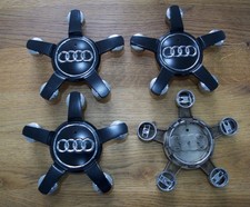 4x Original Audi Nabendeckel Felgendeckel A8 Q7 4L0601165D TOP A917A