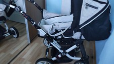 Kinderwagen Hartan ToplineS mit Handbremse. Gebraucht.Beige-Schwarz. Top Zustand