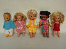 5x alte Gummipuppe Puppe Gummi 60er 70er 80er Jahre