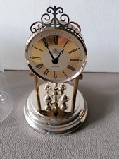 Drehpendeluhr Tischuhr MEISTER ANKER Quartz Uhr Vintage Germany / Höhe 16cm