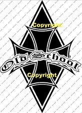 Dekor Aufkleber Set 2x Old