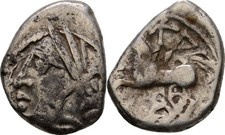 Kelten Gallien Lingones Quinar 150-50    Münze Original #VQS42