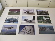 AK Postkarten Lufthansa Junkers JU 9 Stück Farbe