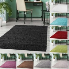 Teppich Light Shaggy Hochflor Langflor Einfarbige Uni Wohnzimmer Schlafzimmer 