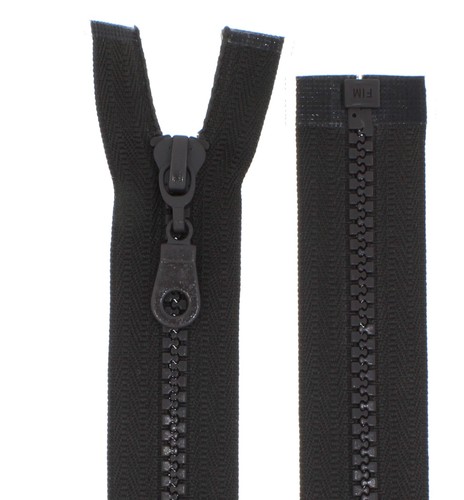 Reißverschluss 5mm grob - 5mm,