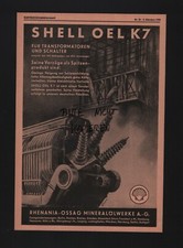 BERLIN, Werbung 1938, Rhenania-Ossag Mineralölwerke AG Shell Öl K7