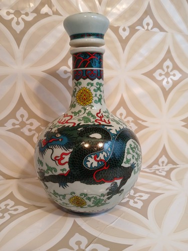 Chinesische drachen vase - drachen,