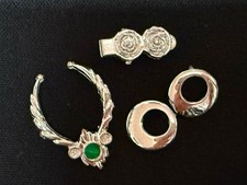 Barbie Fashion Vintage Schmuck , Halskette, Ohrringe, Haarklammer