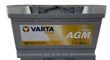 AUTOBATTERIE VARTA A6 AGM 80AH