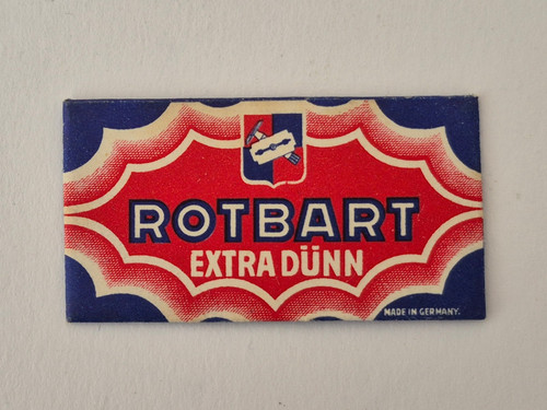 Alte rasierklinge rotbart - rasierklinge,