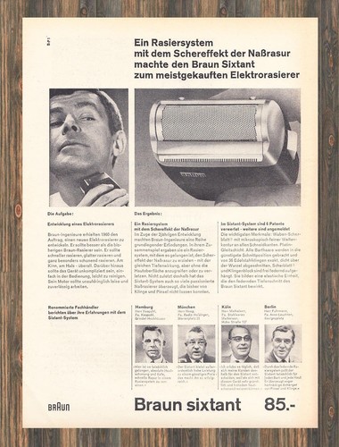 Braun sixtant reklame - -,
