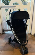 Quinny Zapp Xtra Kinderwagen / Buggy Schwarz mit Einkaufskorb