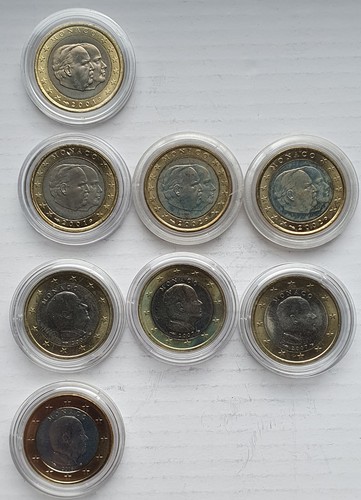 Monaco euro gedenkmünze - 8x,
