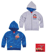 Neu Jungen Sweatjacke Disney Cars Jacke Freizeitjacke blau grau  98 - 128 #276