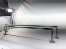 Garderobenstange U-Form höhe Wählbar Kleiderstange Wandgarderobe Edelstahl