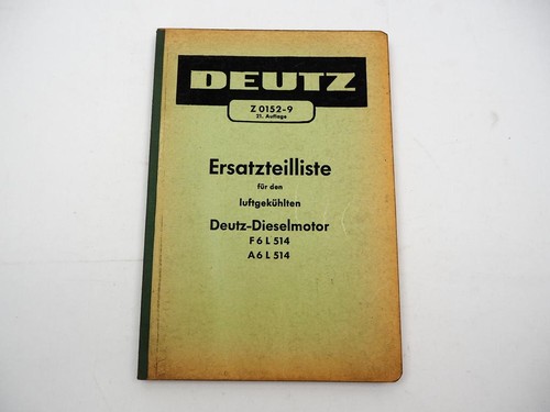 Original deutz f6l a6l - deutz,