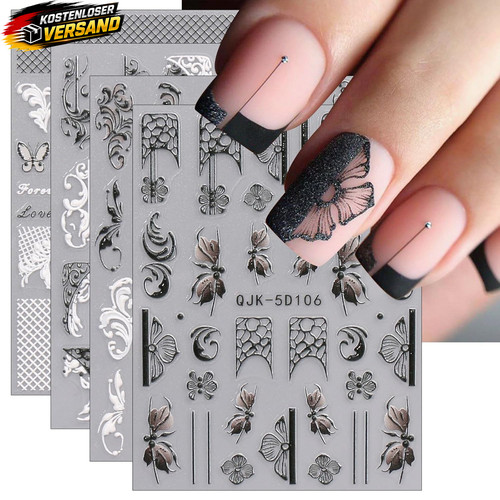 Nagelsticker set für - 3d,