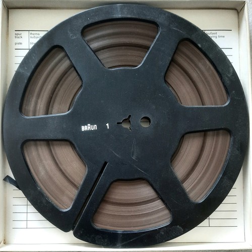 Braun tonbandspulen 22cm - tonbandspulen,