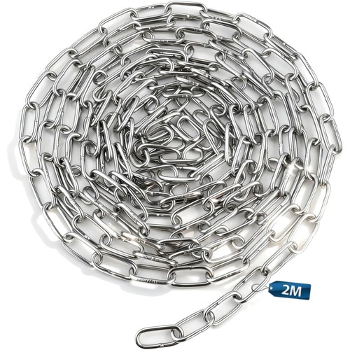 Edelstahlkette meterware - meterware, 2m