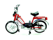 Mofa Modell Maßstab 1:10 Hercules Prima 5S karminrot von 50cc Legends Moped