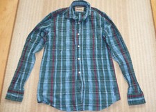 schönes blaugrün gemustertes Hemd Gr. S R95TH neu!