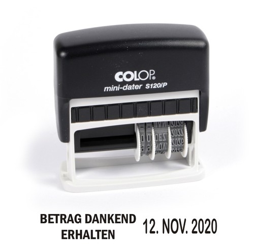 Betrag dankend erhalten - , colop