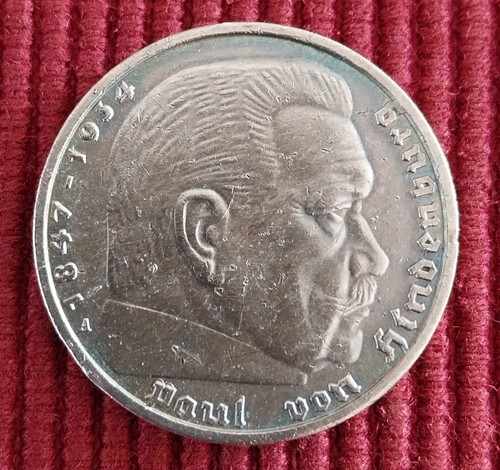 Deutsche reichsmark 1936 d - 5,