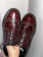 VEGAN 3989 OXFORD BRUSH Cherry Red Original Dr. Martens Gr. 39 UK 6