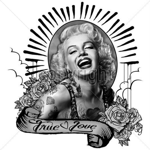 Shirt pinup tattoo burlesque - tattoo,