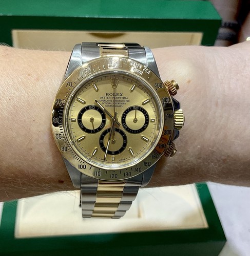 Rolex daytona two tone - rolex,
