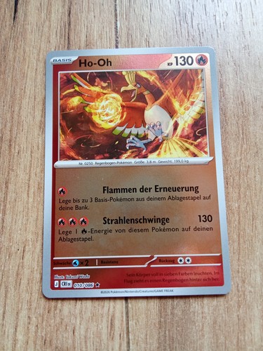 Pokemon karte deutsch - ho-oh,