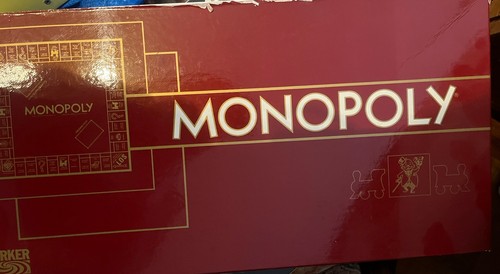 Monopoly luxusausgabe rot mit - monopoly,