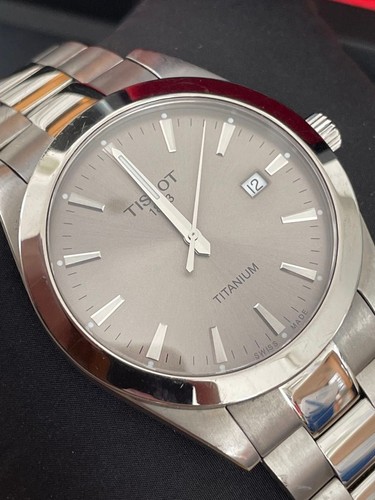 Tissot titanium watch silver - titanium,