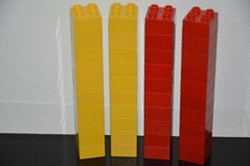 LEGO® DUPLO - 40 Bausteine - 20 x 4 er Noppen GELB & 20 x 4 er Noppen ROT