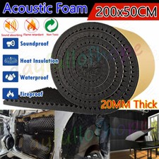 50X200CM Schalldämmschaum Akustik Dämmung Schaumstoff Dämmmatte Selbstklebend