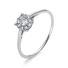 AJN Ring mit Brillanten 0,19