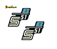 Simson S51B  Aufkleber Set