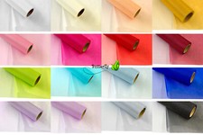 9m Schimmer Organza 16cm SNOW