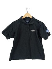 Volkswagen Poloshirt Damen Logo Schwarz L Baumwolle Kurzarm Casual