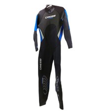 Cressi Morea Herren Neoprenanzug 3mm alle Wassersportarten SchwarzBlauSilber L4