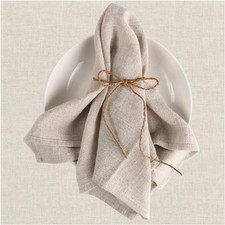 Stoffservietten Beige 6 Stück